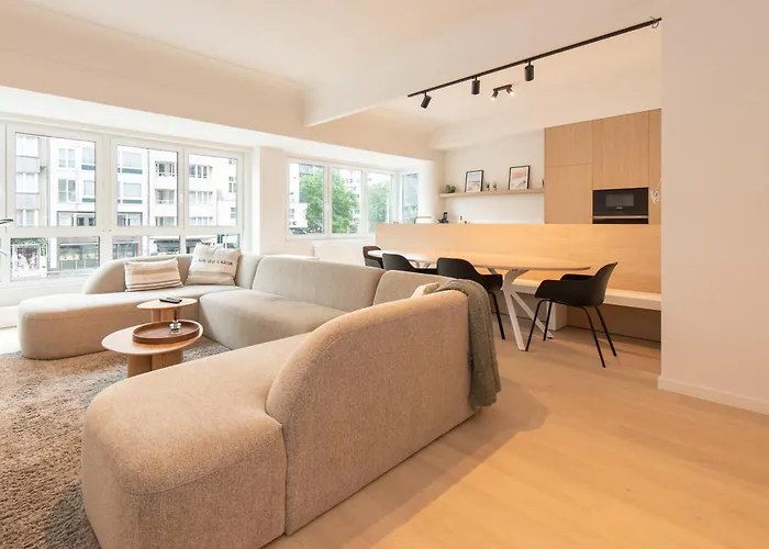 公寓 Deluxe 4 With Casino View At The And Free Parking 奥斯滕德