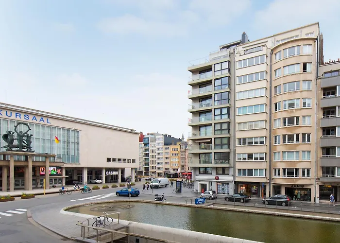 Deluxe 4 With Casino View At The And Free Parking 公寓 奥斯滕德